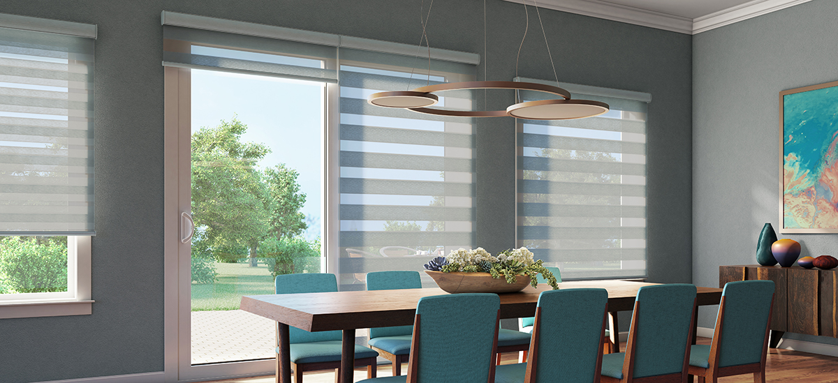 alta windows dealer alternating opaque and sheer linear bands in our Dual Shades are both modern and masterful (1)